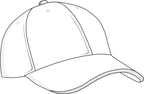 Hats available for custom printing