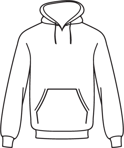 Sweatshirts available for custom printing