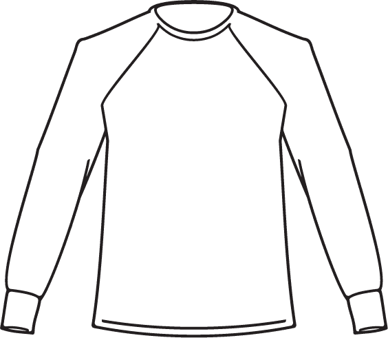 Long Sleeves available for custom printing
