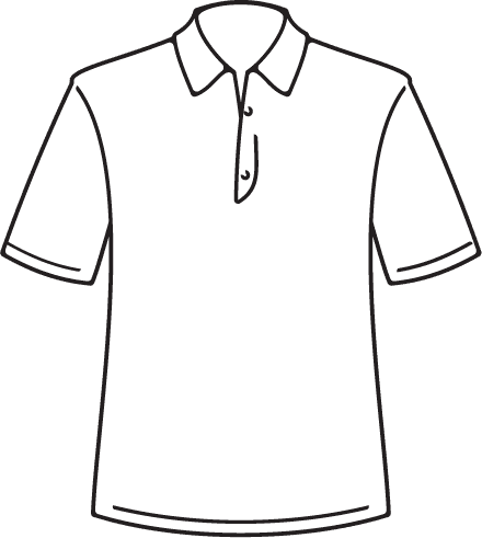Polos available for custom printing